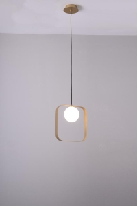 LAMPA WISZĄCA TULA 1 ZŁOTY 140x12x26