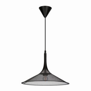 LAMPA WISZACA KIRUNA M 1 CZARNY 110x36x36