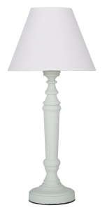 PASTELLIO LAMPA GABINETOWA MIĘTOWY 1X40 E14 ABAŻUR BIAŁY