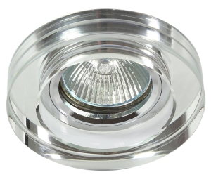 SS-31 CH/TR MR16 CHROM OPR. STROP. STAŁA OKRĄGŁA SZKŁO TRANSPARENT