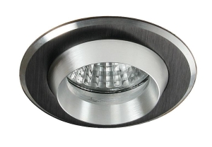 SA-02 STB/AL MR16 SAT CZARNY OPR. STROP  STAŁA ALUMINIUM