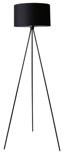 TRIANO LAMPA PODŁOGOWA 1X60W E27 CZARNY