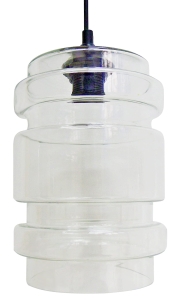 LAMPA WISZĄCA DECORADO 18 1X60W E27 KLOSZ BEZBARWNY