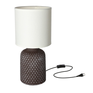 INER LAMPA GABINETOWA 1X40W E14 BRĄZOWY