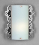 CASABLANCA PLAFON 1X60W E27 22X25CM SATYNA PROSTOKĄT