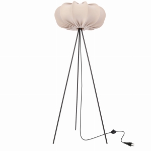 CAFEE' lampa podłogowa czarny 1x40W E27 abażur 52/23 frappe