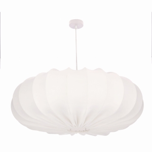 CAFEE' lampa wisząca 66cm biały 1x40W E27 abażur latte