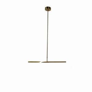 SUPREME lampa wiszaca 100cm złoty 22W LED 3000K biały 31-35615