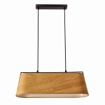 Milbury lampa sufitowa czarny 2x40W E27 abażur żółty 32-38289