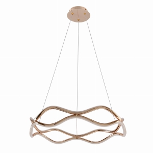 VAVE lampa wisząca patynowy 28W LED 3000K maskownica biała ŚREDNICA 50CM 34-35653