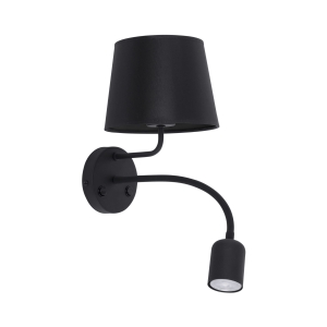 MAJA BLACK KINKIET 2 PŁ E27 + GU10
