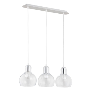 MANGO LAMPA WISZĄCA 3 PŁ TRANSPARENT