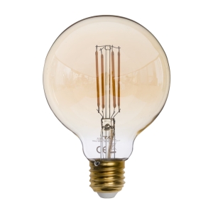 ŻARÓWKA E27 AMBER G95