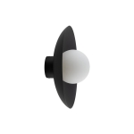 SLATE BLACK GLASS KINKIET 1XG9
