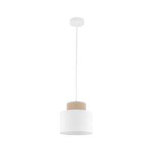 DUO WHITE JUTA LAMPA WISZĄCA 1