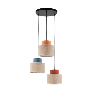 DUO JUTA MIX LAMPA WISZACA 3 KOŁO