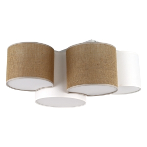 MONA JUTA LAMPA SUFITOWA 4 PŁ
