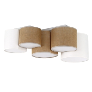 MONA JUTA LAMPA SUFITOWA 5 PŁ