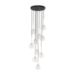 NILOS BLACK / GOLD LAMPA WISZĄCA 10