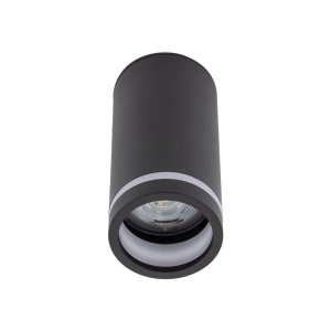 JET BLACK DOWNLIGHT 1xGU10