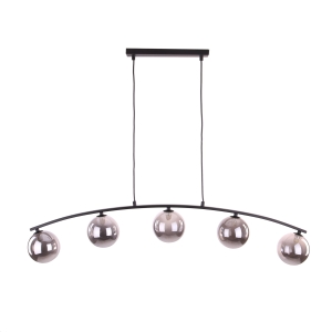 AMARO BLACK/GRAPHITE LAMPA WISZĄCA 5 PŁ