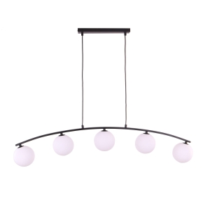 AMARO BLACK/WHITE LAMPA WISZĄCA 5 PŁ