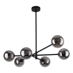 SARIUS BLACK/GRAPHITE LAMPA SUFITOWA 6 PŁ WYSOKA