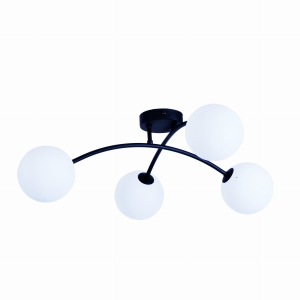 NAOMI BLACK/WHITE  LAMPA SUFITOWA 4