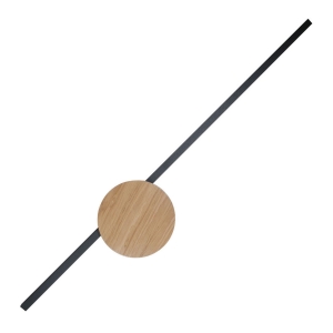 JAVA II BLACK WOOD KINKIET 1