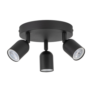 TOP BLACK LAMPA SUFITOWA 3 PŁ KOŁO
