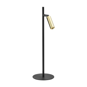 LAGOS BLACK/GOLD LAMPKA NOCNA 1 PŁ G_9