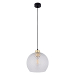 DEVON LAMPA WISZĄCA 1 PŁ TRANSPARENT 250