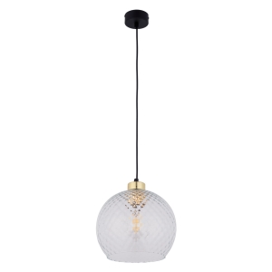 DEVON LAMPA WISZĄCA 1 PŁ TRANSPARENT 250