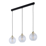 DEVON LAMPA WISZĄCA 3 PŁ LISTWA TRANSPARENT