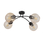 TIRENO BLACK LAMPA SUFITOWA 4 PŁ