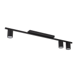 LOGAN BLACK LAMPA SUFITOWA 3 PŁ
