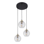 DEVI TRANSPARENT LAMPA WISZĄCA 3 PŁ KOŁO