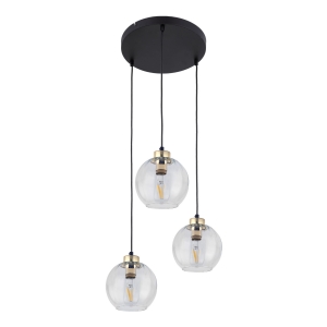 DEVI TRANSPARENT LAMPA WISZĄCA 3 PŁ KOŁO