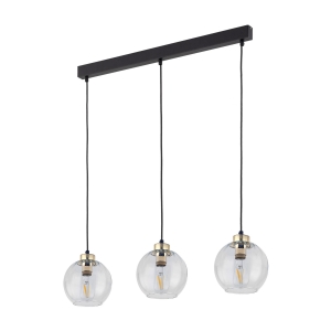 DEVI TRANSPARENT LAMPA WISZĄCA 3 PŁ LISTWA