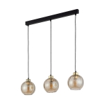 DEVI AMBER LAMPA WISZĄCA 3 PŁ LISTWA