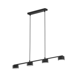 DALLAS BLACK LAMPA WISZĄCA 4 + GX53