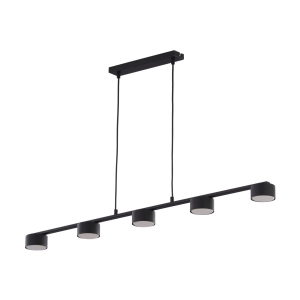 DALLAS BLACK LAMPA WISZĄCA 5 + GX53