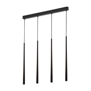 PIANO BLACK LAMPA WISZĄCA 4 PŁ