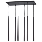 PIANO BLACK LAMPA WISZĄCA 6 PŁ