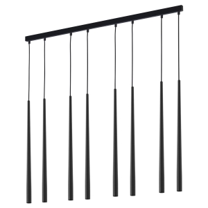 PIANO BLACK LAMPA WISZĄCA 8 PŁ