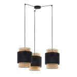 BOHO BLACK LAMPA WISZĄCA 3 PŁ