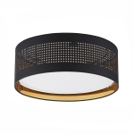 TAGO BLACK/GOLD LAMPA SUFITOWA 4 PŁ 450