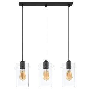 FIRENZE NEW TRANSPARENT LAMPA WISZĄCA 3 PŁ LISTWA