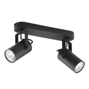 REDO BLACK LAMPA SUFITOWA 2 PŁ GU10