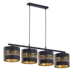 TAGO BLACK LAMPA WISZĄCA 4 PŁ